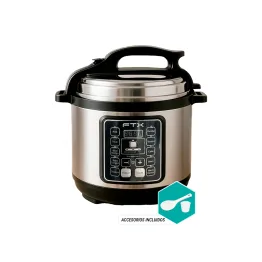 OLLA A PRESION ARROCERA FTX 6L 1050W 220V PLATEADO PC-S6