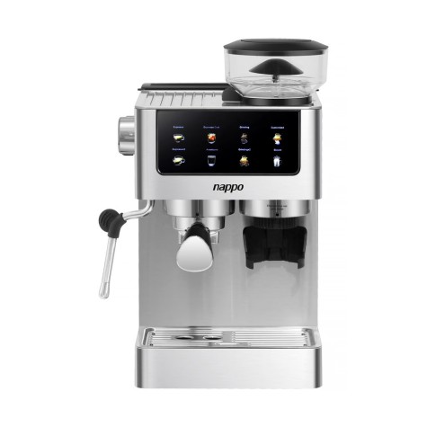 CAFETERA ESPRESSO BARISTA DELUXE 6 EN 1 C/MOLINILLO DE CAFE Y ESPUMADOR NEC-339
